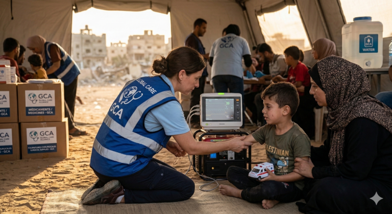 Urgence Sanitaire à Gaza : L’Action de GCA sur le Terrain