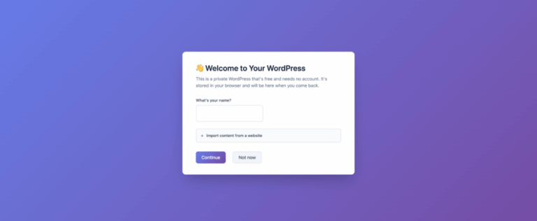 WordPress.org blog: Your Browser Becomes Your WordPress
